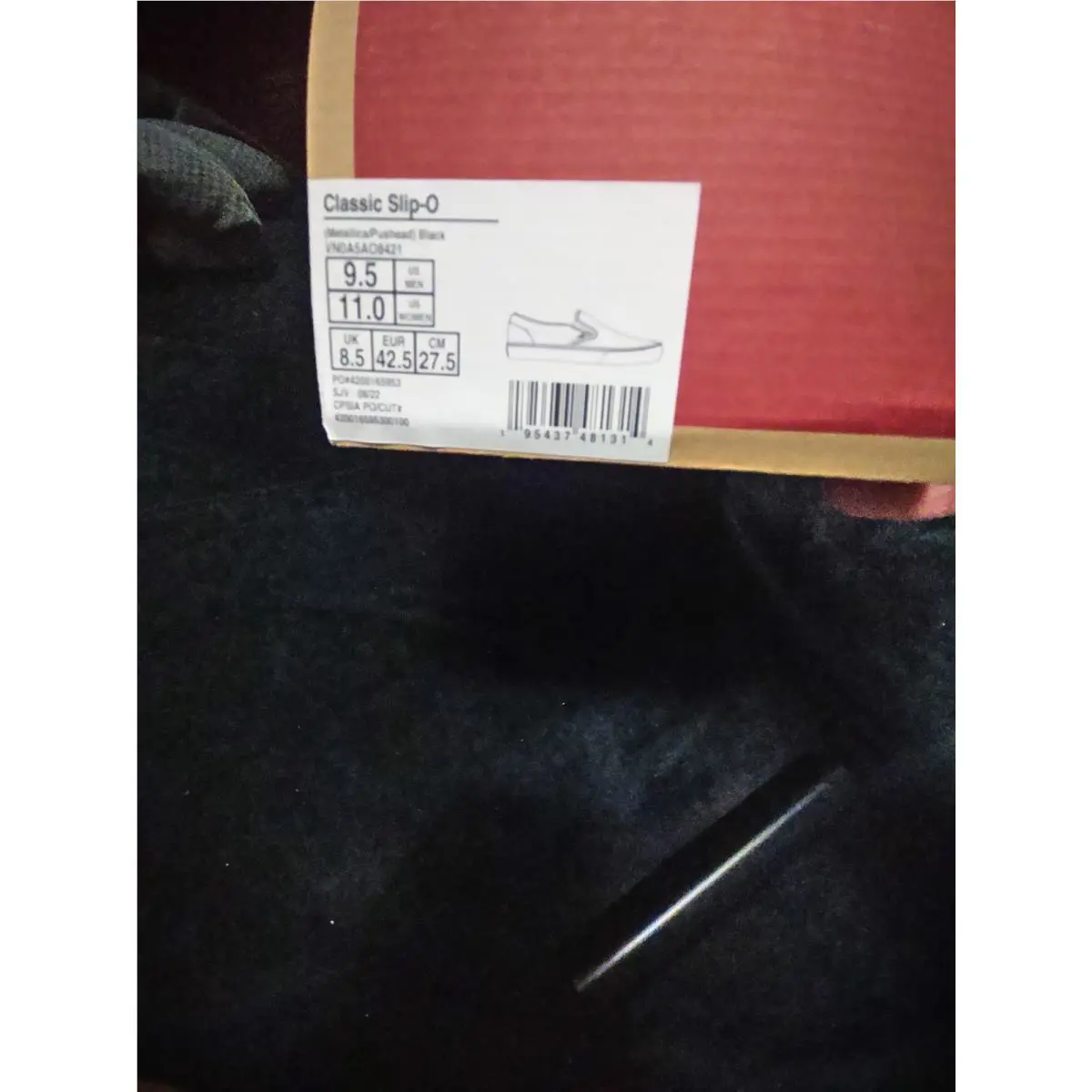 Vans shoes - VANS Slip On - Slip - Black 8