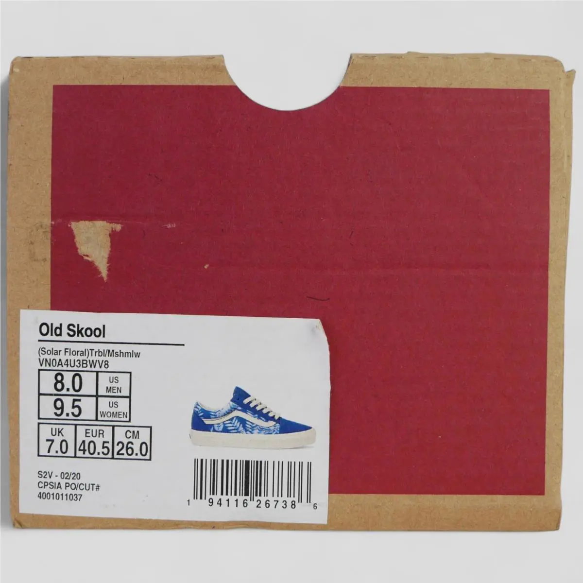 Vans shoes - VANS Old Skool Solar Floral Skate Shoe - Blue 14