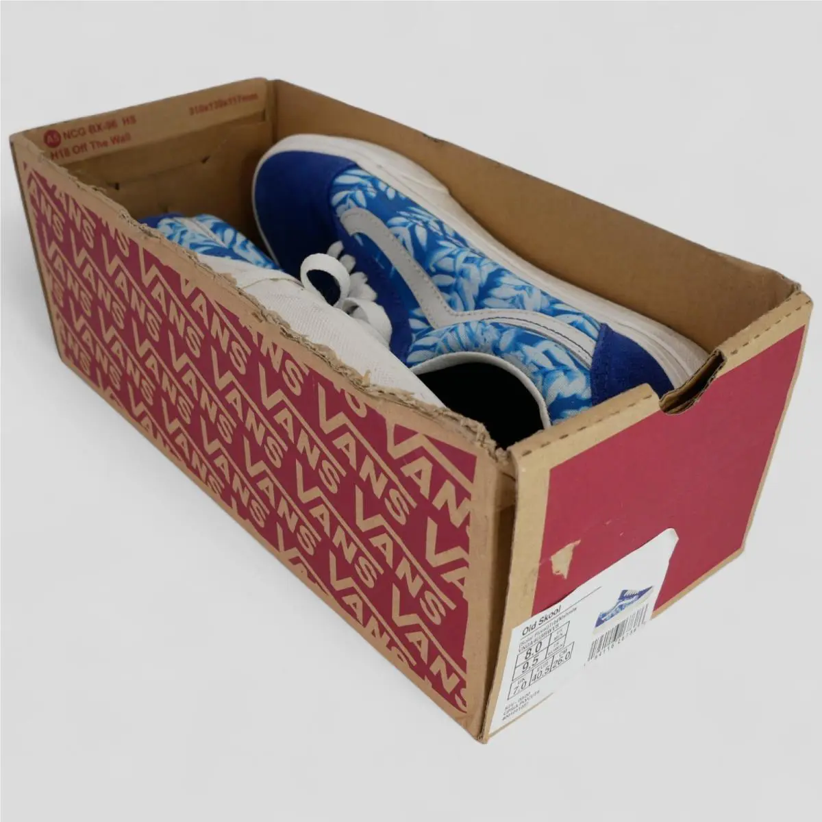 Vans shoes - VANS Old Skool Solar Floral Skate Shoe - Blue 15