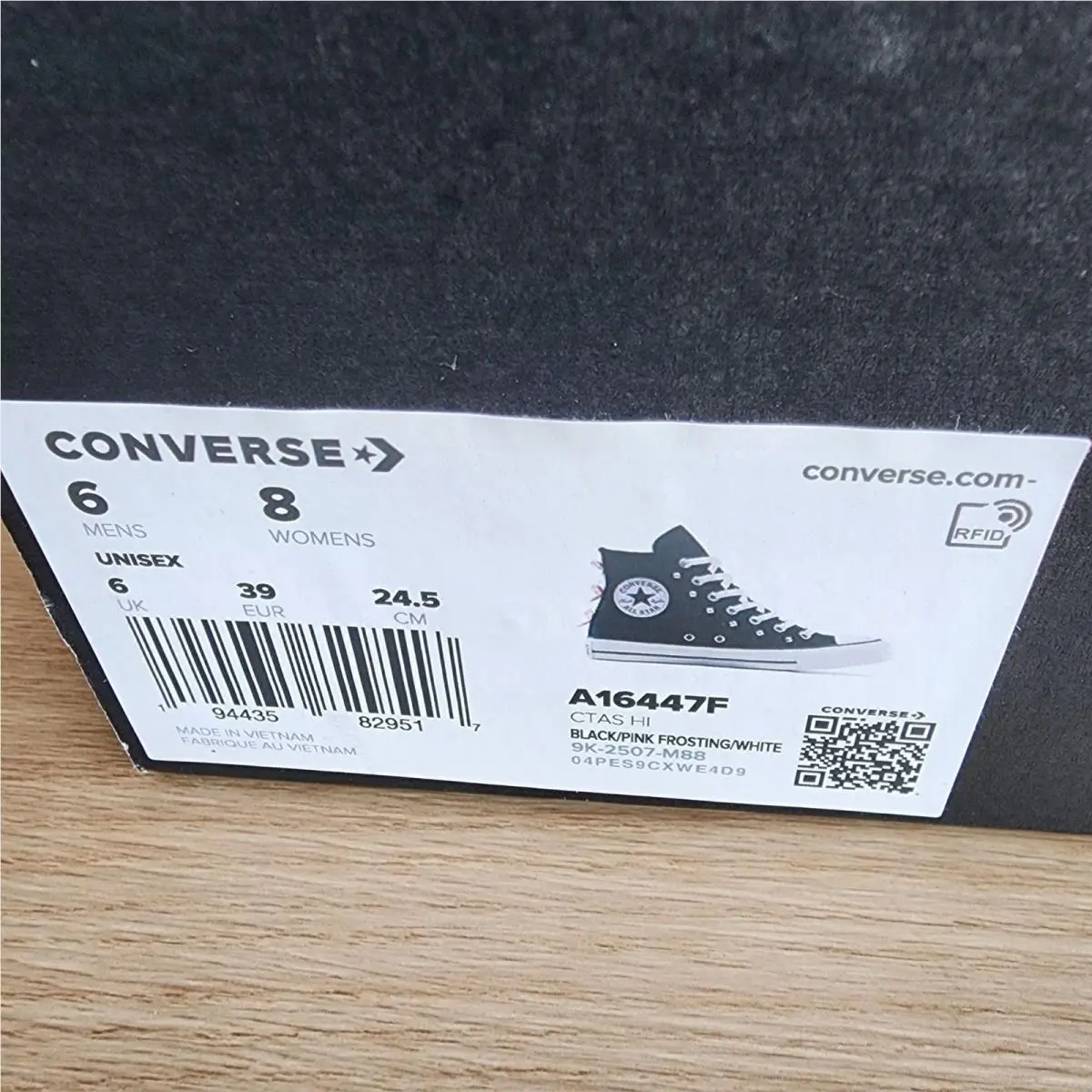 Converse shoes - Converse Chuck Taylor - Chuck Taylor - A16447F - Black 7