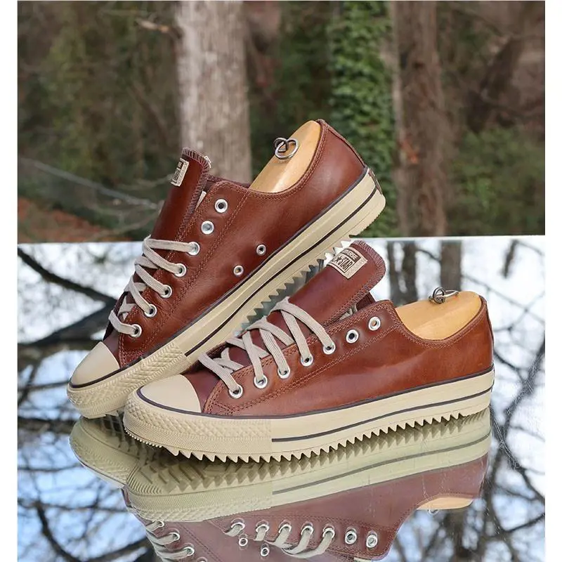 Converse shoes - Converse Chuck Taylor All Star Hollis Leather - 141969C - Brown, way: Brown (UPC: 886954129079) 4