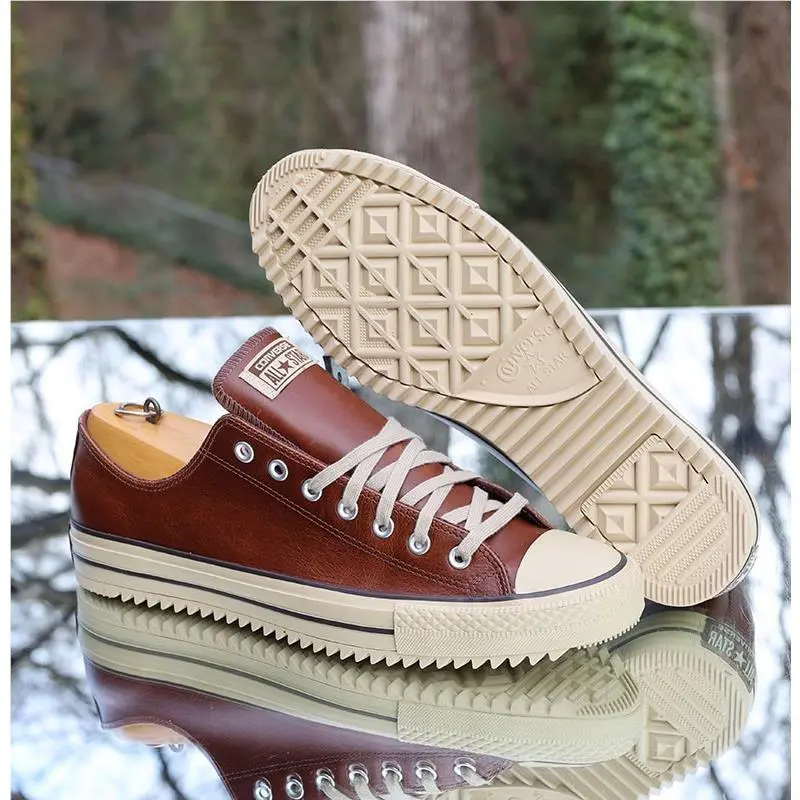 Converse shoes - Converse Chuck Taylor All Star Hollis Leather - 141969C - Brown, way: Brown (UPC: 886954129079) 5