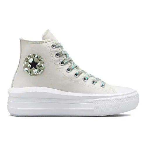 Converse shoes - Converse Chuck Taylor All Star Platform High - A00838C - Cream (UPC: 194433742832) 0