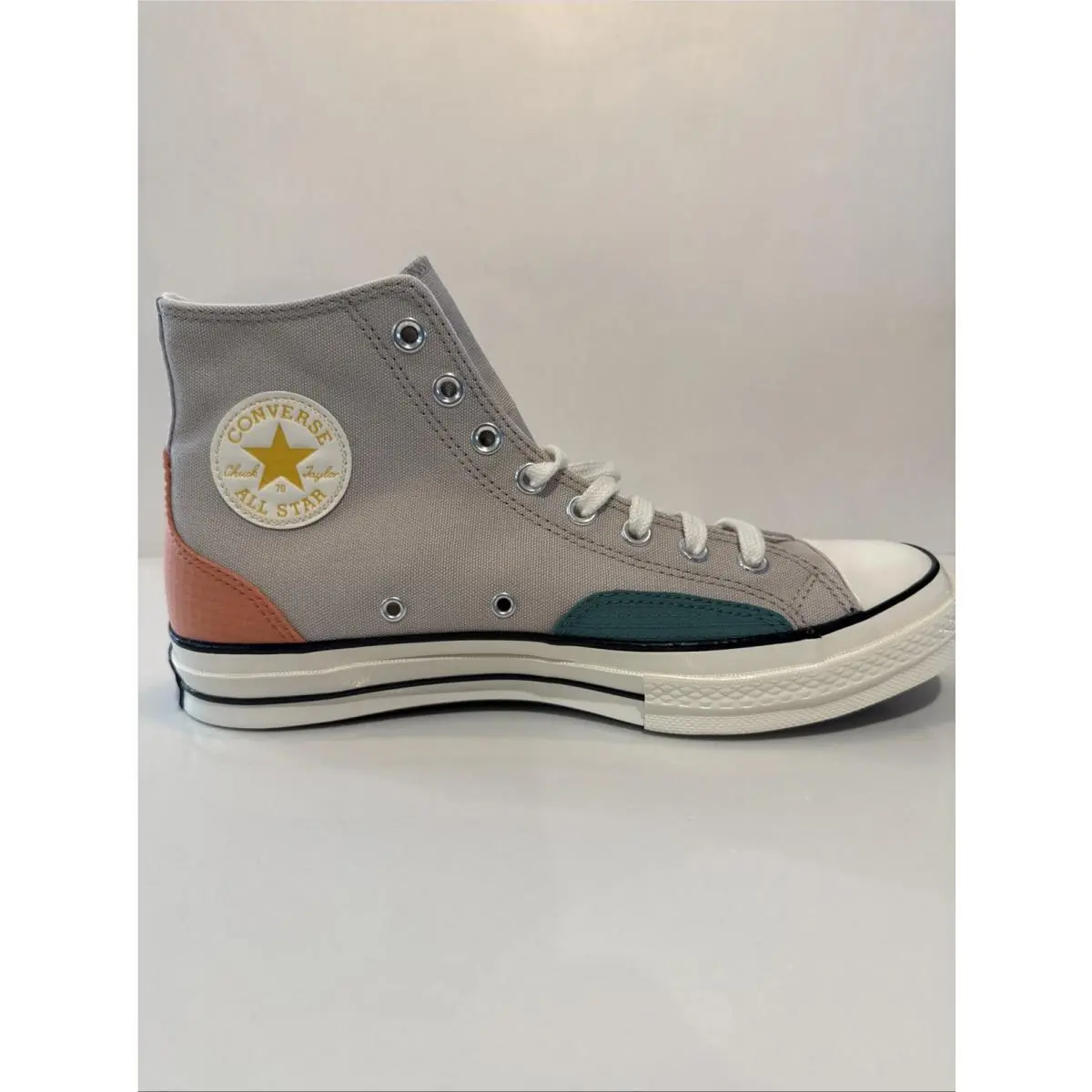 Converse Men`s Chuck 70 Hi `zesty Neutrals` A05122C String/algae Coast/orange 10