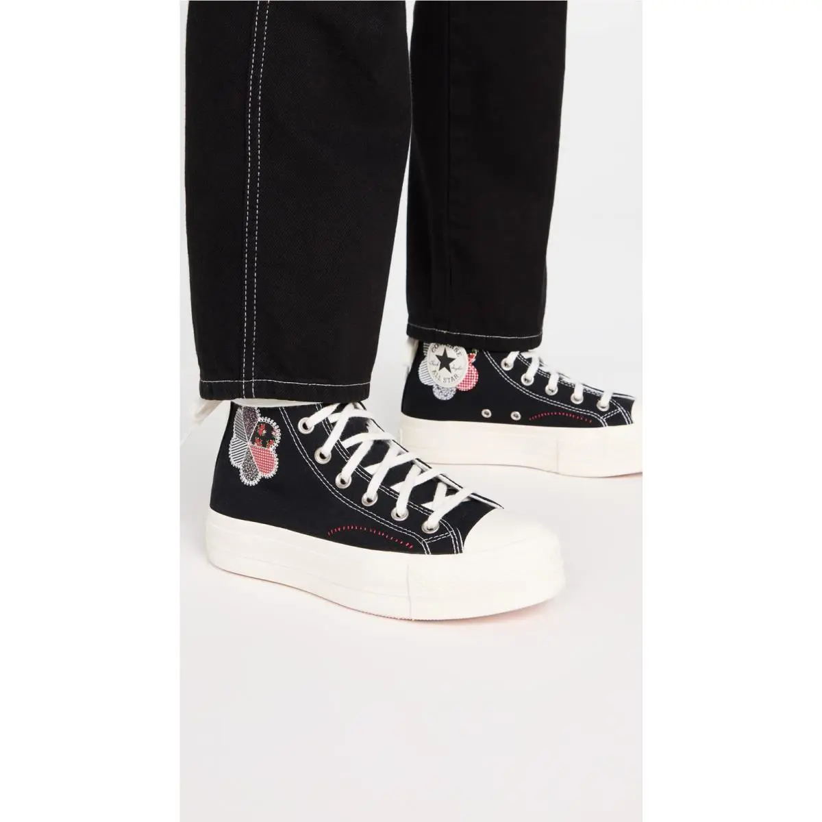 Converse shoes - 194434126037 - 194434126037 - Black, Red (UPC: 194434126037) 1