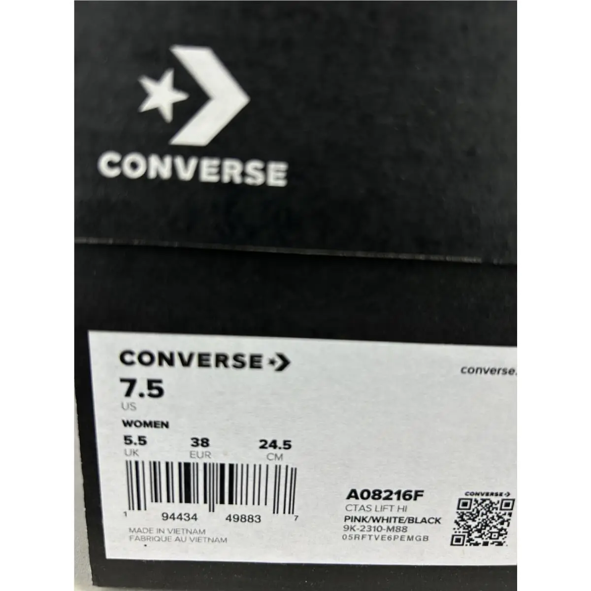 Converse shoes - Converse Chuck Taylor All-Star Lift Platform - A08216F - Pink (UPC: 194434498837) 6
