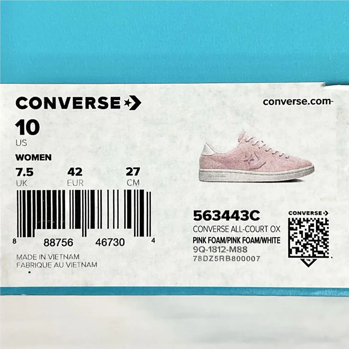 Converse shoes - Converse All Court Ox - All Court - 168786C - Pink 7