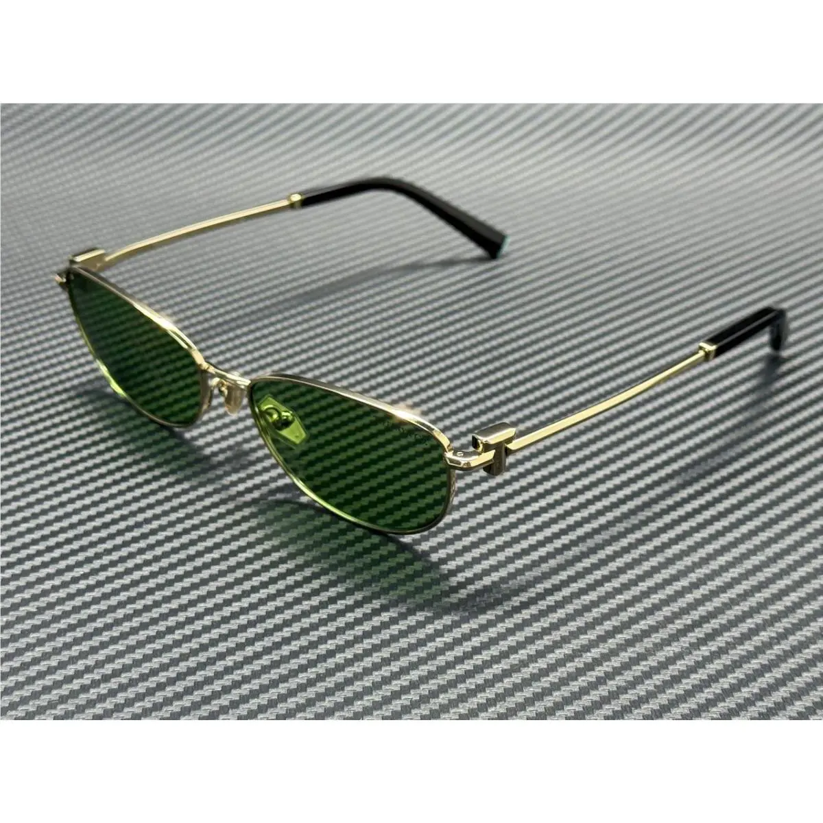 Tiffany TF3115 6229 2 Pale Gold Green Women`s 56 mm Sunglasses