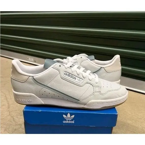 Adidas Continental 80 ee7048 White Blue Gum Men`s Running Shoes Sneakers Size 11