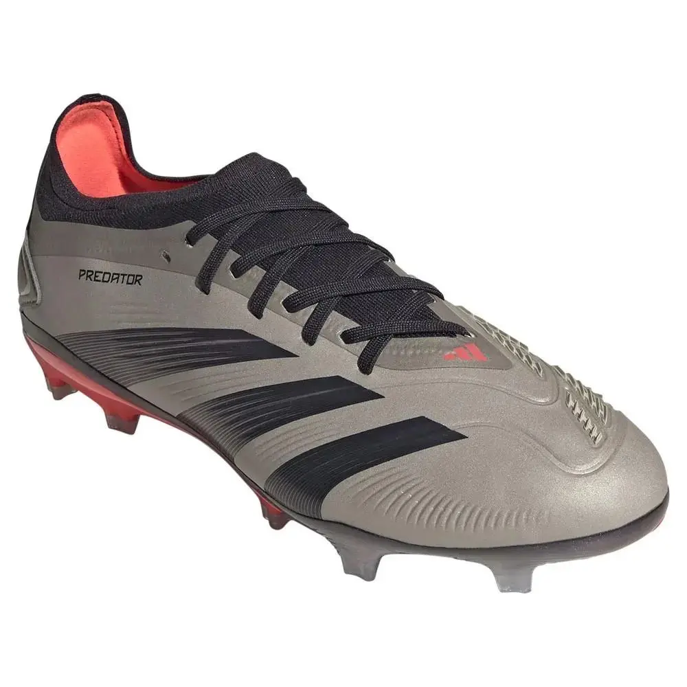 Adidas shoes - Adidas Predator 24 Pro FG - IF6327 - Grey/Black (UPC: 196477064116) 2
