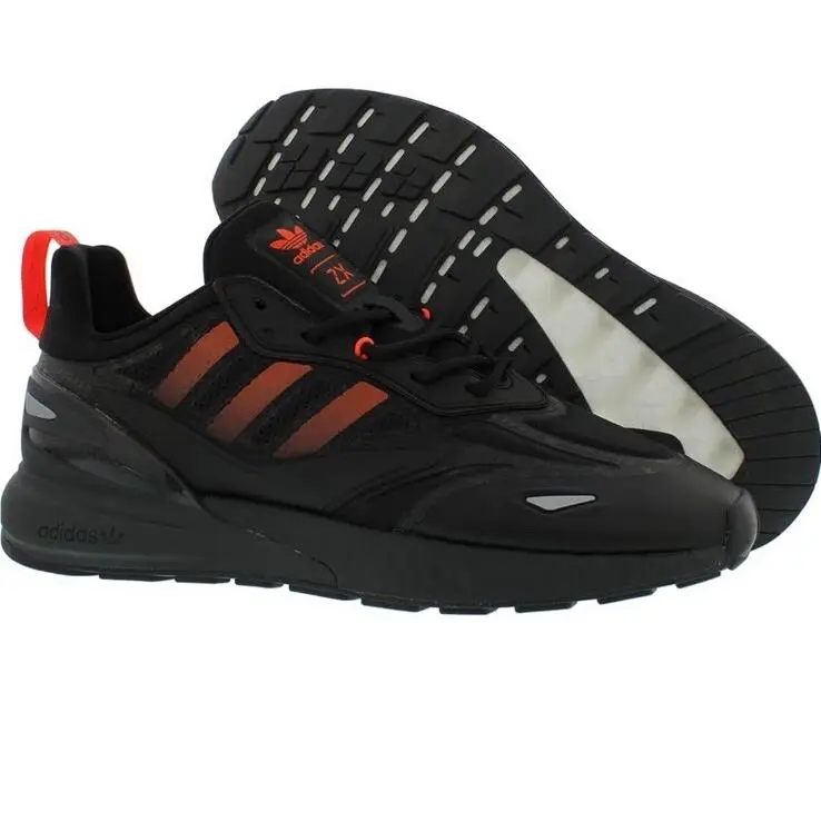Size 13 - Adidas ZX 2K Boost 2.0 Black Solar Red Box