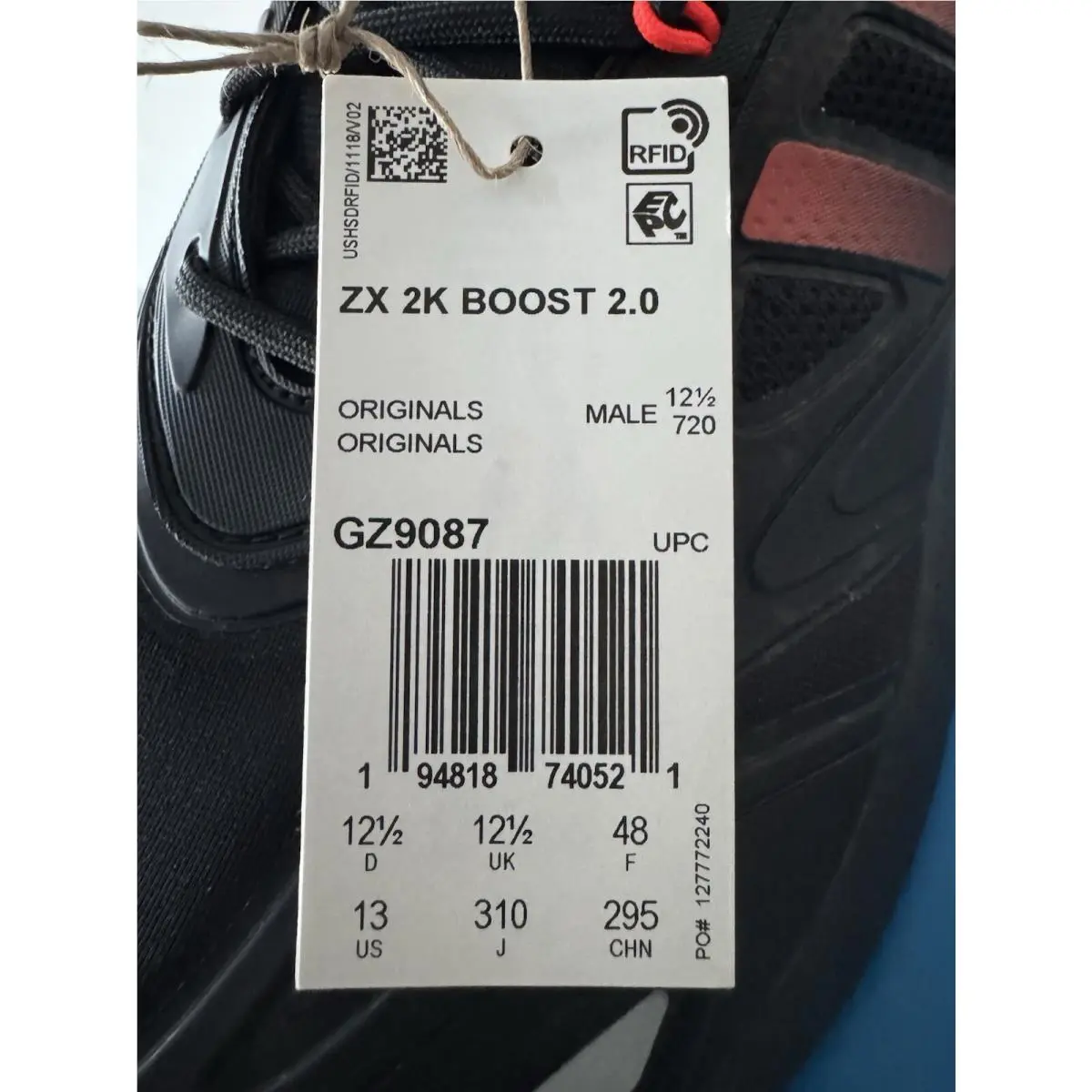 Adidas shoes - adidas ZX 2K - GZ9087 - Black 5
