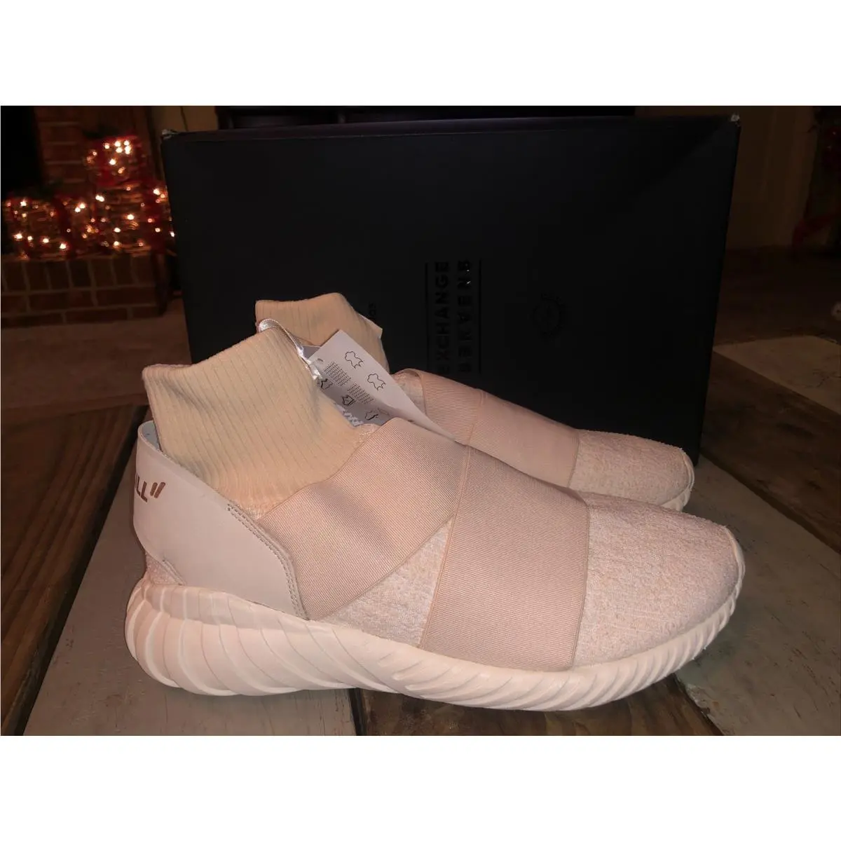 Adidas x Overkill x Fruition Women`s Tubular Elastics S.e. US 9.5 42 Linen