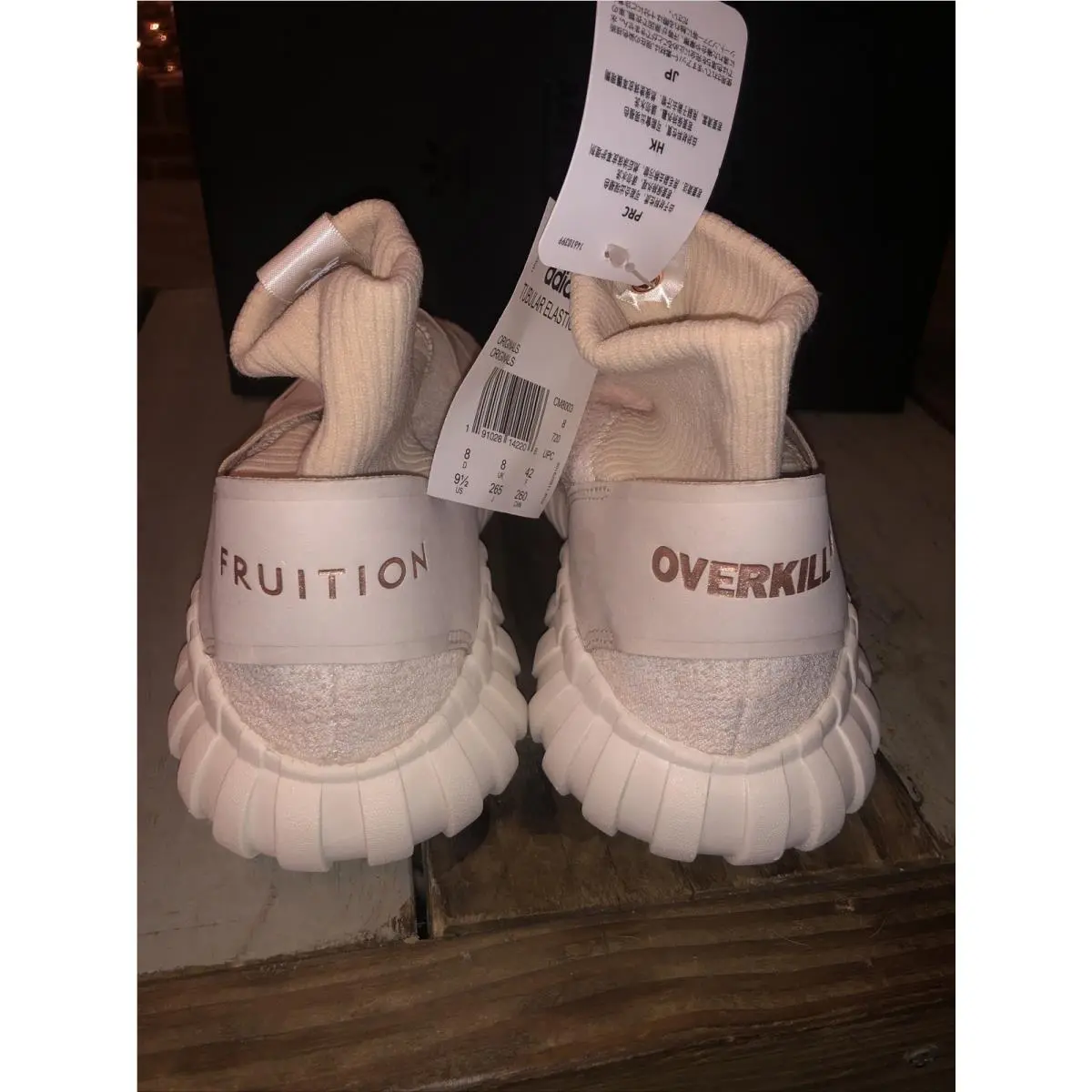 Adidas shoes - Adidas x Overkill x Fruition Tubular - CM8003 - Light Pink (UPC: 0191028142206) 0