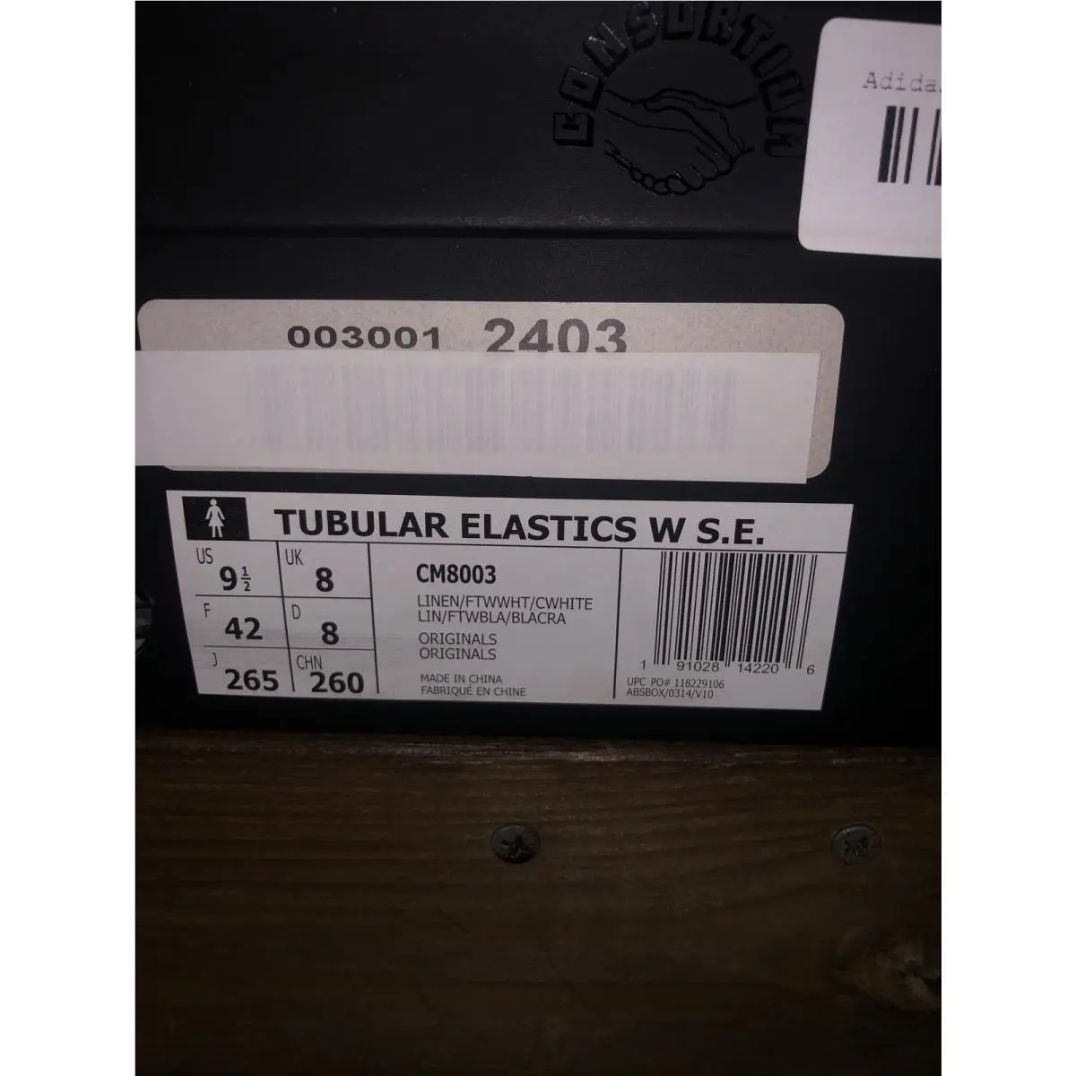 Adidas shoes - Adidas x Overkill x Fruition Tubular - CM8003 - Light Pink (UPC: 0191028142206) 5
