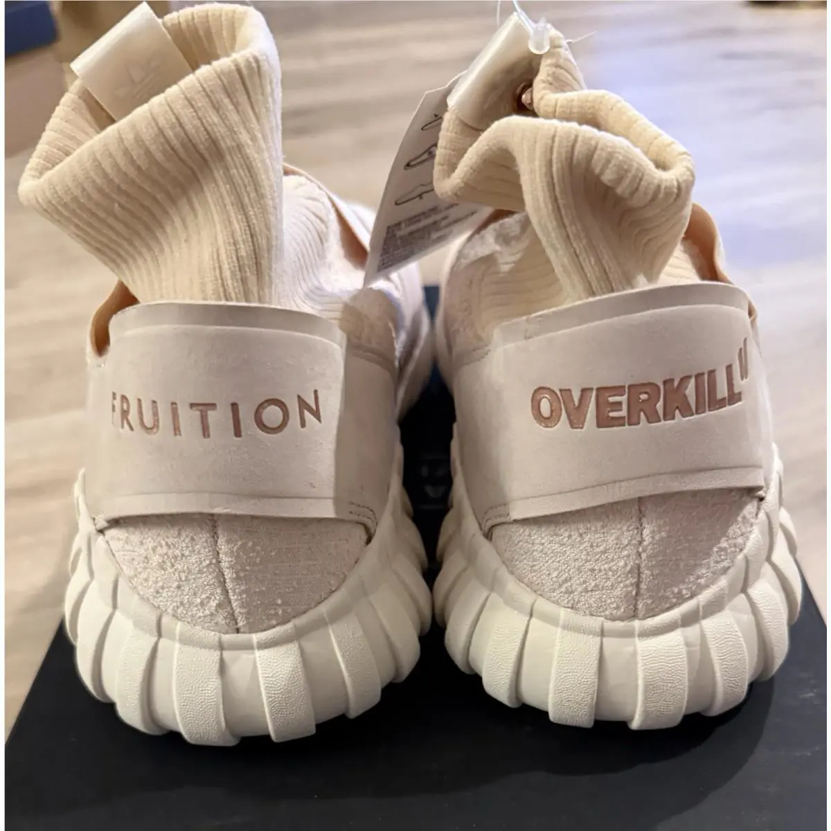 Adidas shoes - Adidas x Overkill x Fruition Tubular - CM8003 - Light Pink (UPC: 0191028142206) 4