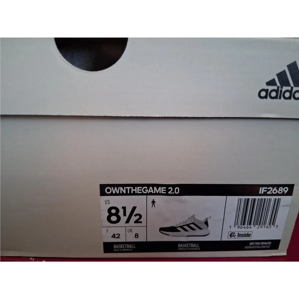 Adidas shoes - adidas Own The Game 2.0 - H00469 - White 0
