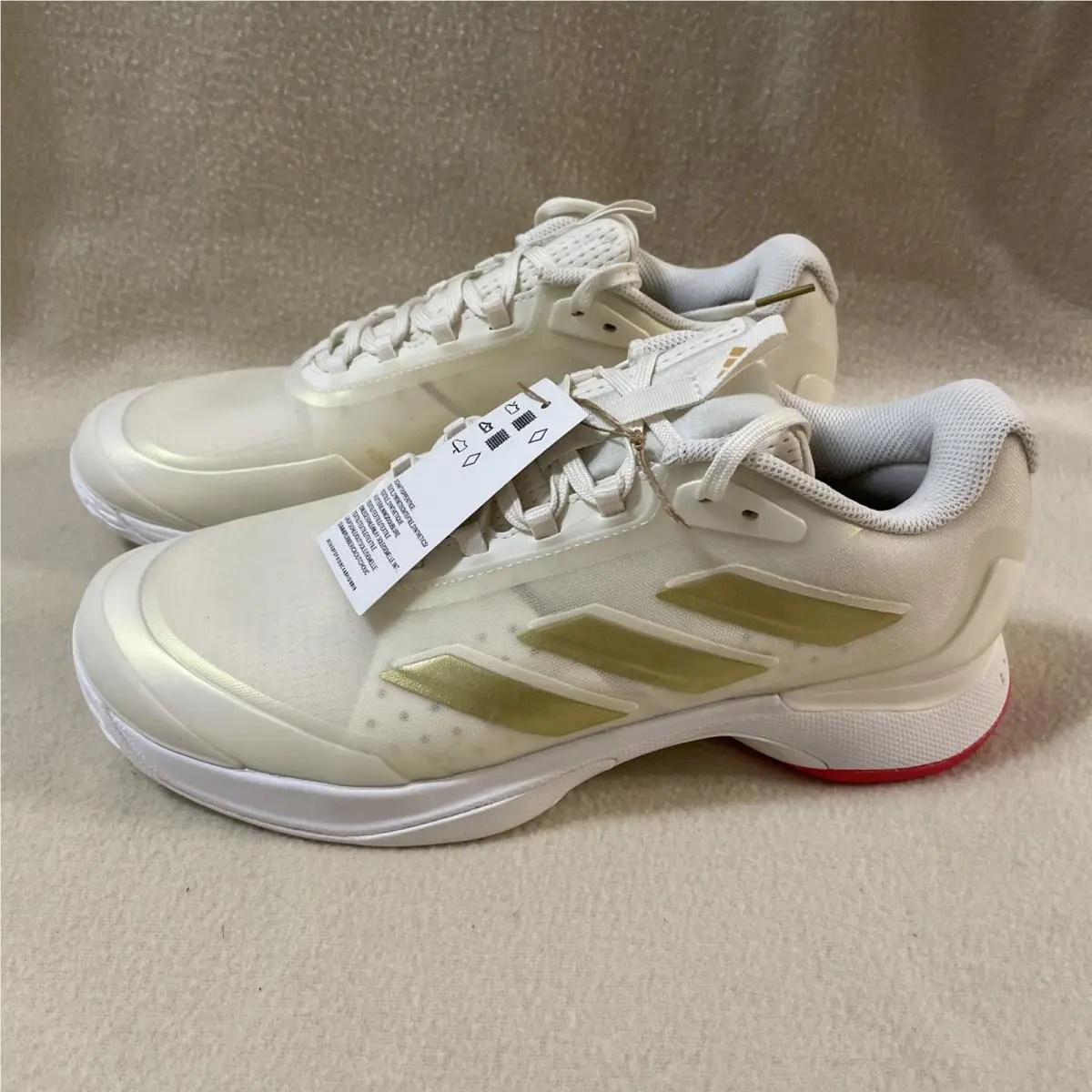Adidas shoes - adidas Avacourt 2 Tennis - Avacourt Tennis - IF9143 - Gold, Off White 8