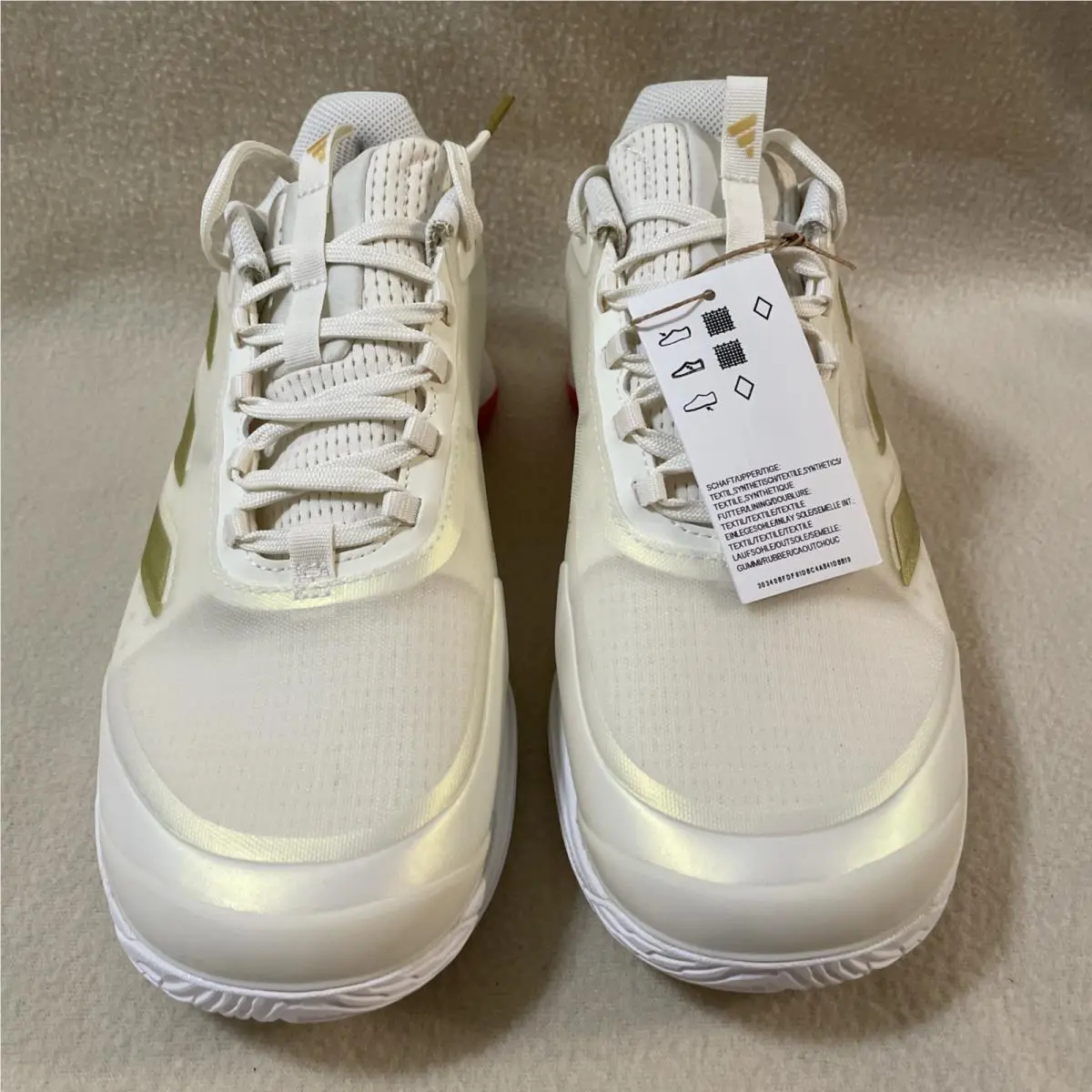 Adidas shoes - adidas Avacourt 2 Tennis - Avacourt Tennis - IF9143 - Gold, Off White 7