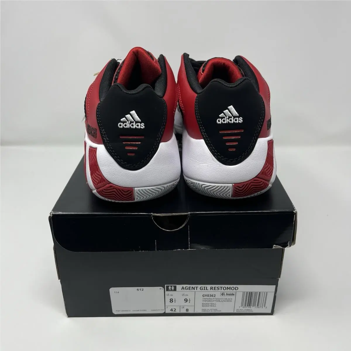 Adidas shoes - adidas Gil Zero - Gil Zero - GY0362 - Red 3