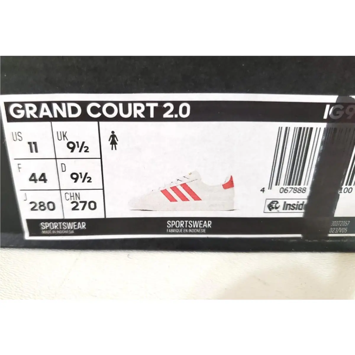 Adidas shoes - Pink, White (UPC: 4067888077216) 2