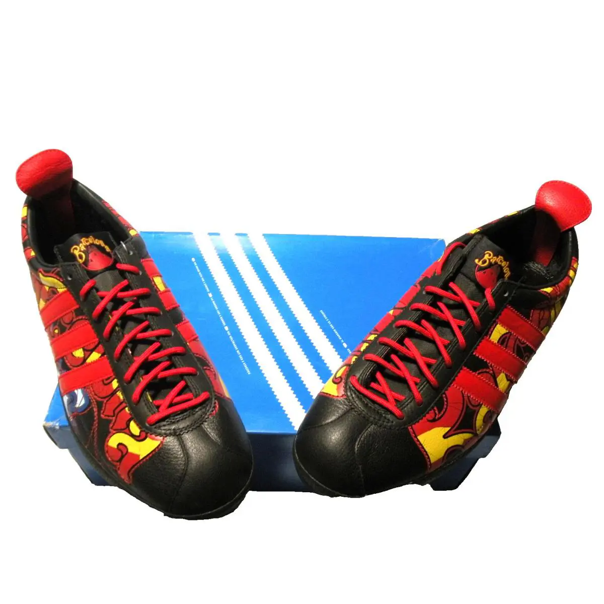 Adidas shoes - ADIDAS GAZELLE BARCELONA - GAZELLE BARCELONA - Red/Yellow/Black -U50 - 562381 0