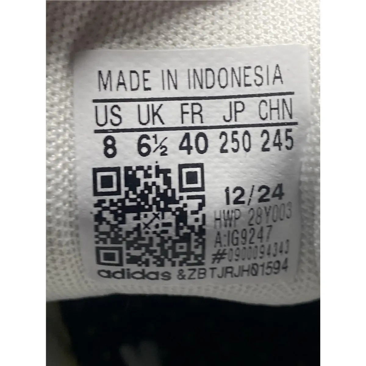 Adidas shoes - adidas 2 - IG9247 - White With Metallic Blue Stripes 9