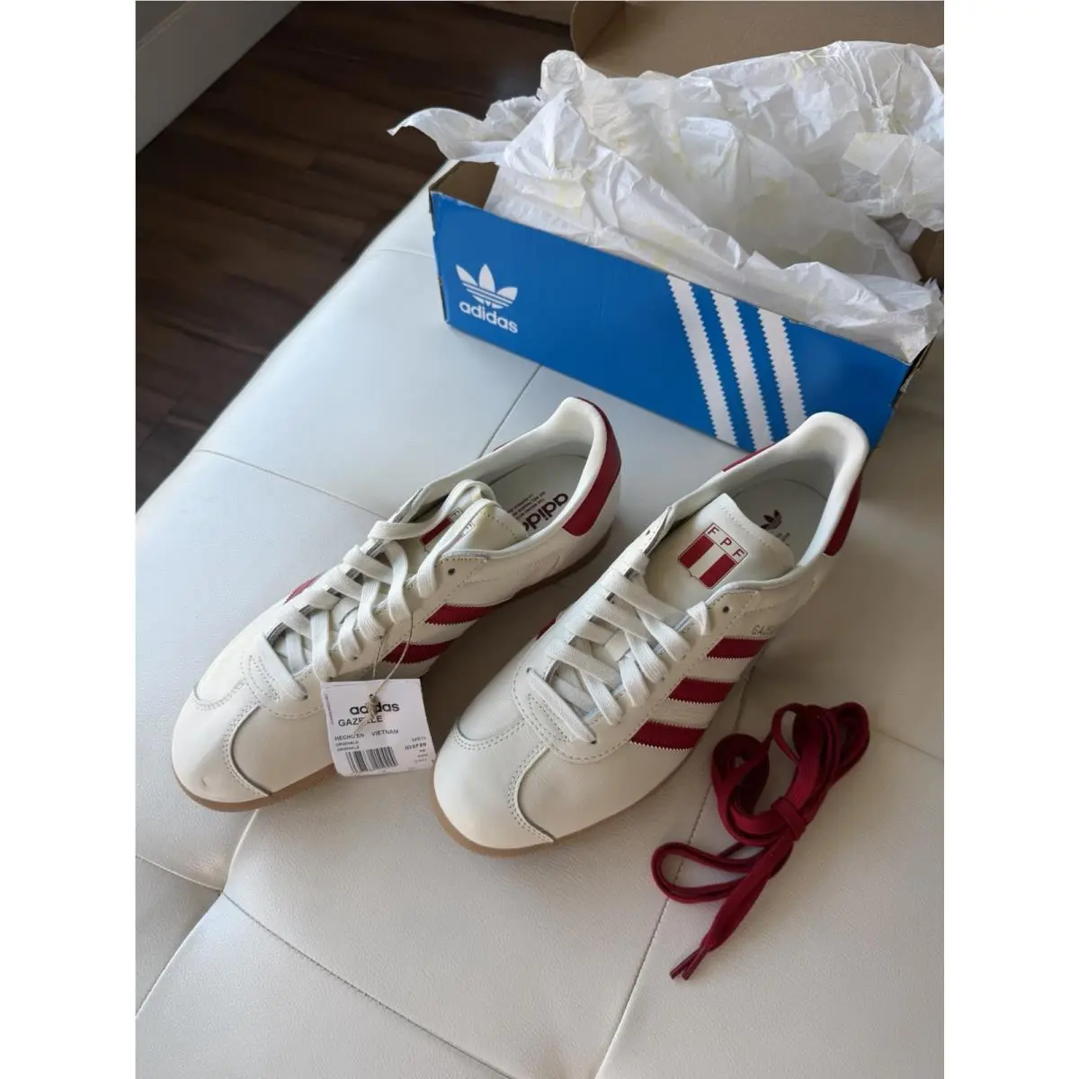 Adidas shoes - Adidas Gazelle - Gazelle - Ivory 0