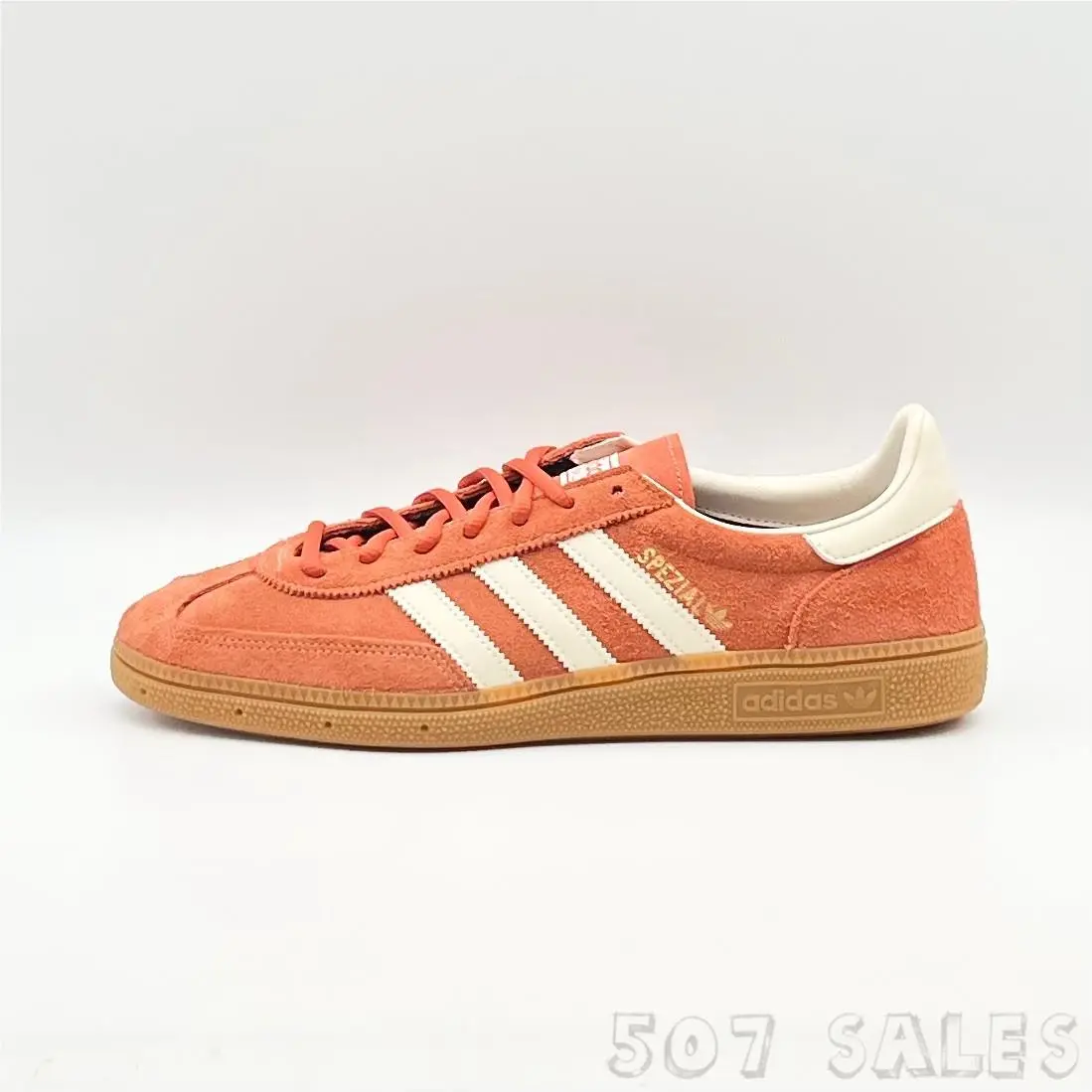 Handball Spezial Preloved Red/gum/cream/crystal White IG6191 - Size 9.5 by Adidas