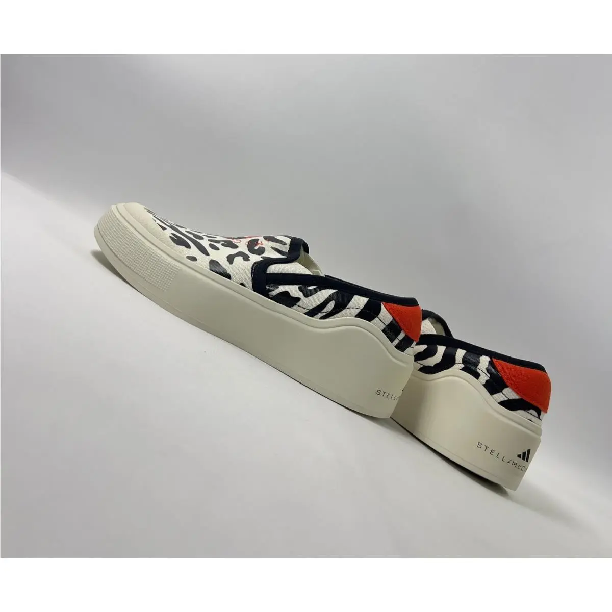 Adidas x Stella Mccartney Unisex White Black Sneakers HP3210 US6 Was$180