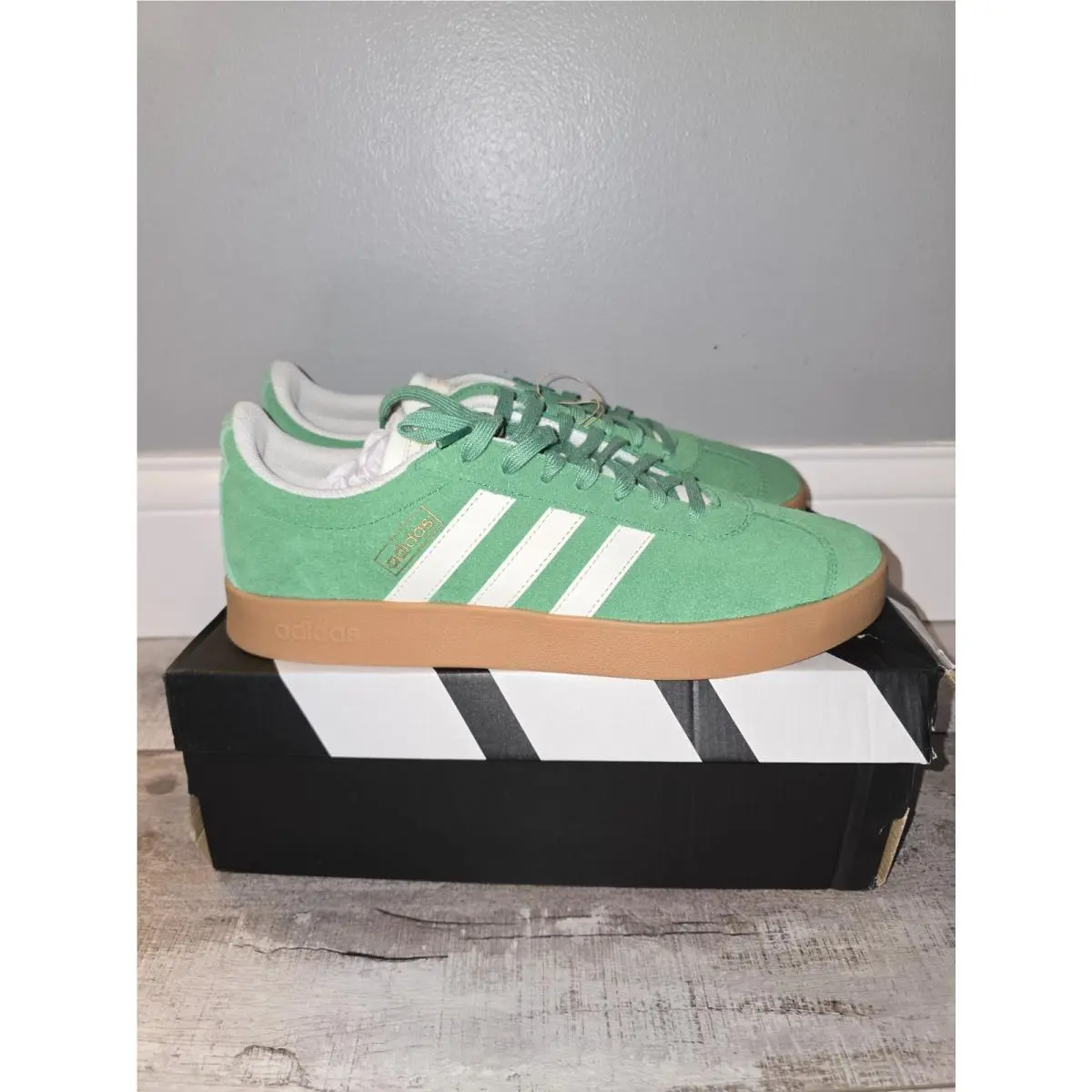Adidas shoes - adidas Vl Court - Court - JH5077 - Green 1
