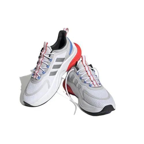 Adidas shoes - adidas AlphaBounce Plus - AlphaBounce Plus - White / Grey / Blue / Solar Red (UPC: 195748021933) 0