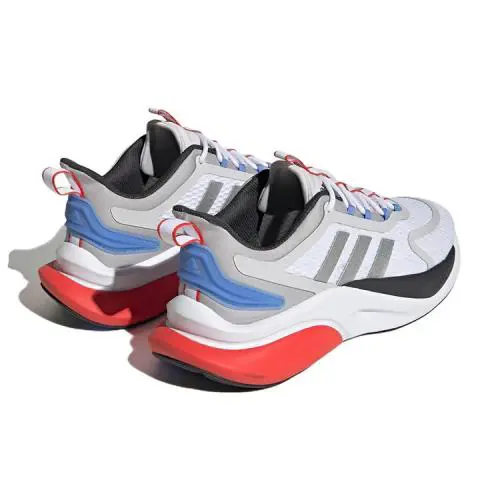 Adidas shoes - adidas AlphaBounce Plus - AlphaBounce Plus - White / Grey / Blue / Solar Red (UPC: 195748021933) 2