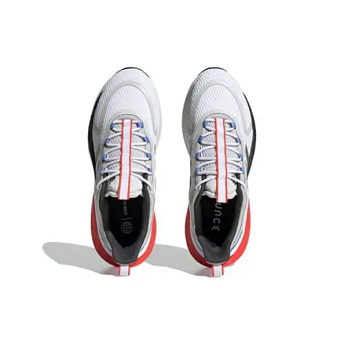 Adidas shoes - adidas AlphaBounce Plus - AlphaBounce Plus - White / Grey / Blue / Solar Red (UPC: 195748021933) 3