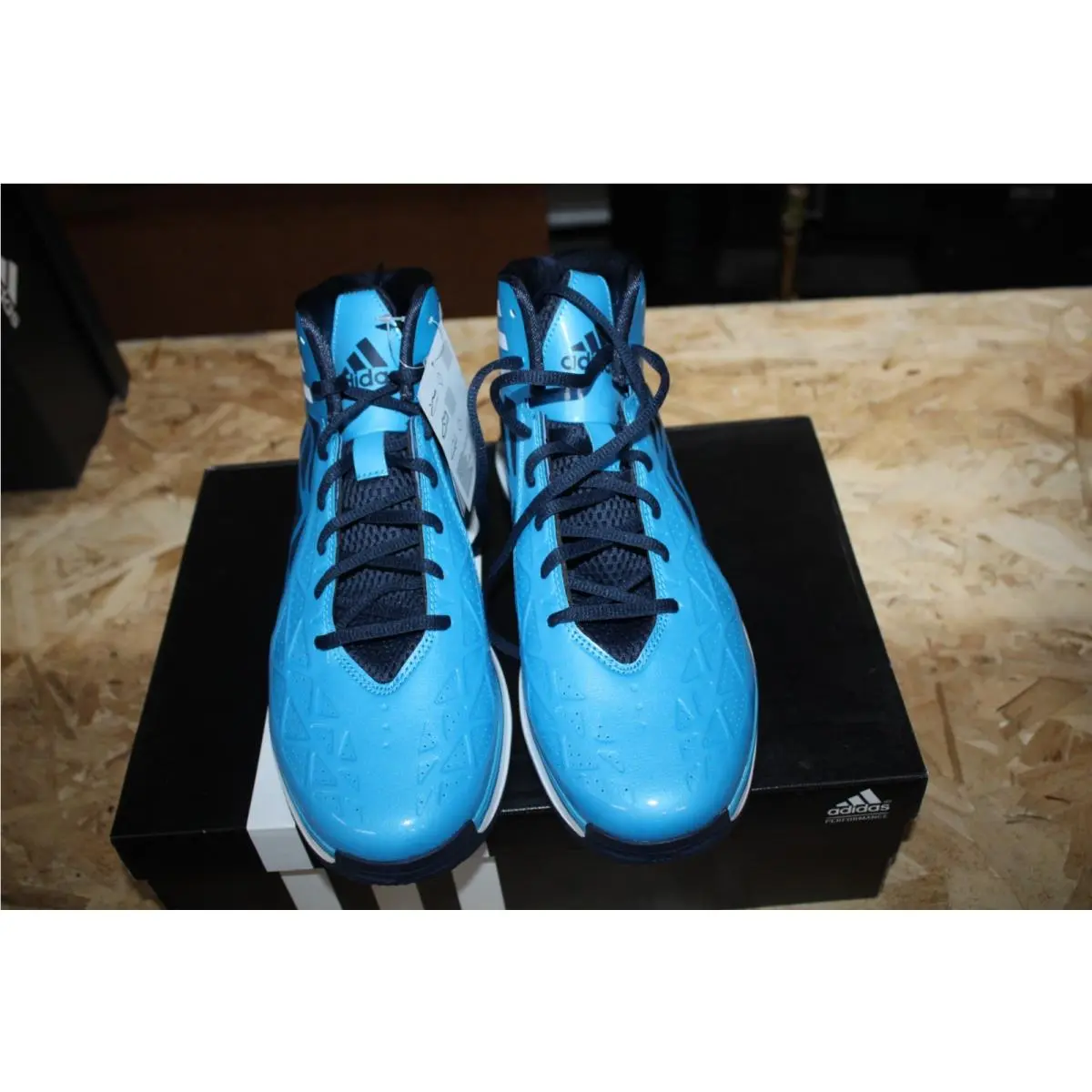 Adidas Crazy Fast 2 High Tops G98330 Mens Size 10 Blue