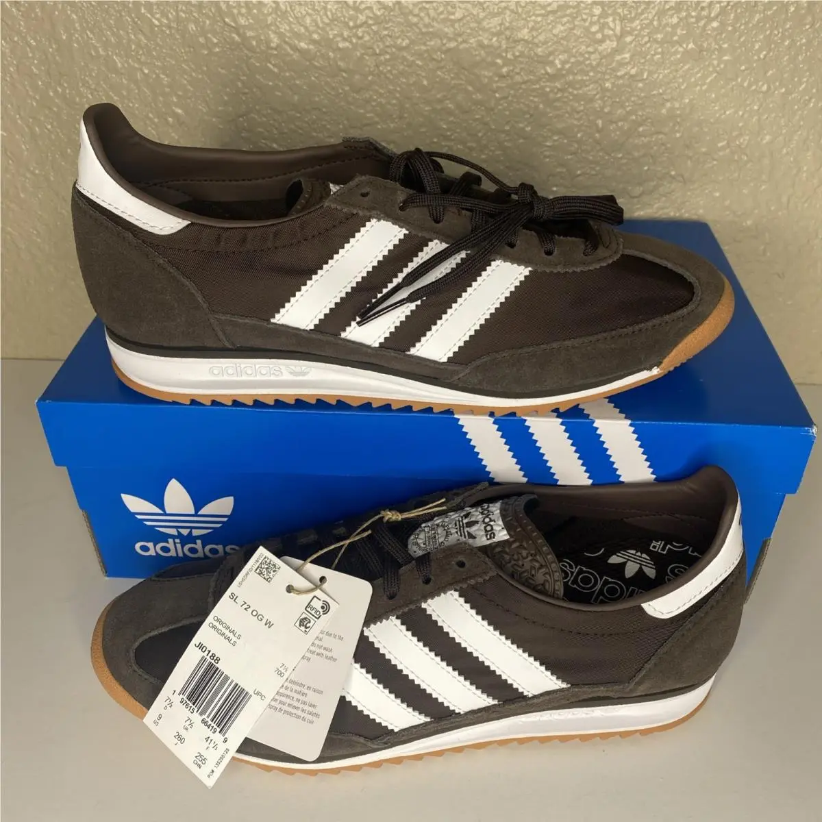 Adidas shoes - adidas SL 72 - JI0188 - Brown (UPC: 0197615664199) 0