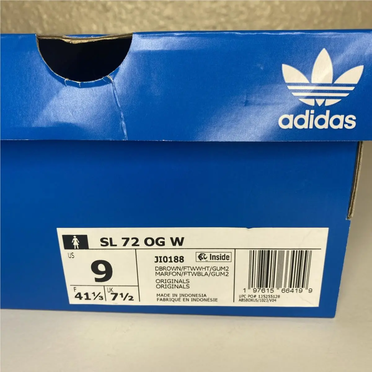 Adidas shoes - adidas SL 72 - JI0188 - Brown (UPC: 0197615664199) 6