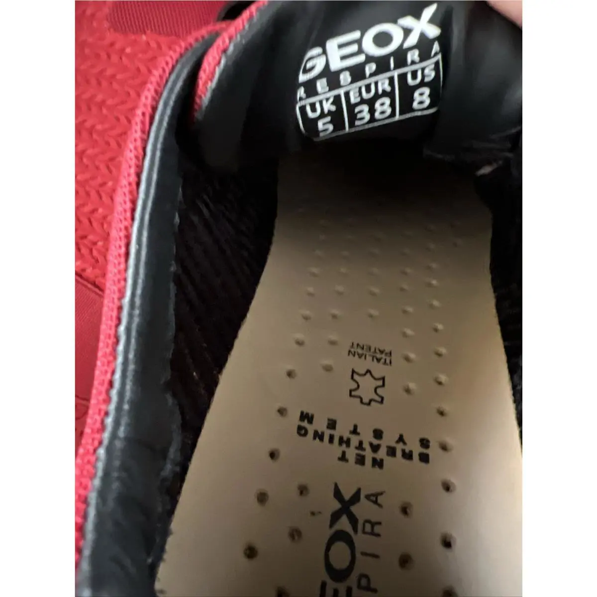 Geox shoes - Geox D Nebula C - Nebula - Red (UPC: 8054730434538) 11