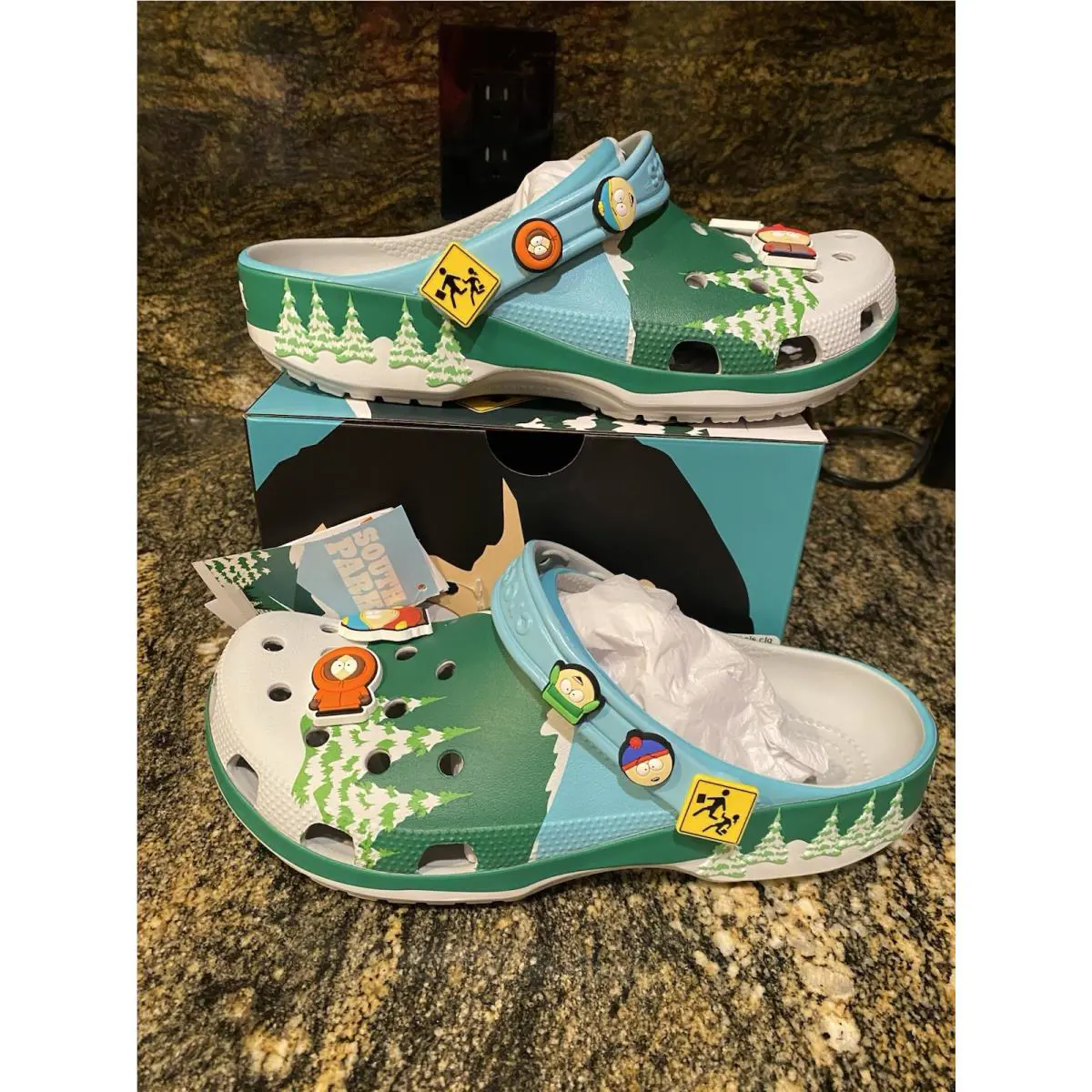 Mens Crocs South Park Classic Clogs Size 9 Also Womens 11 Shoes