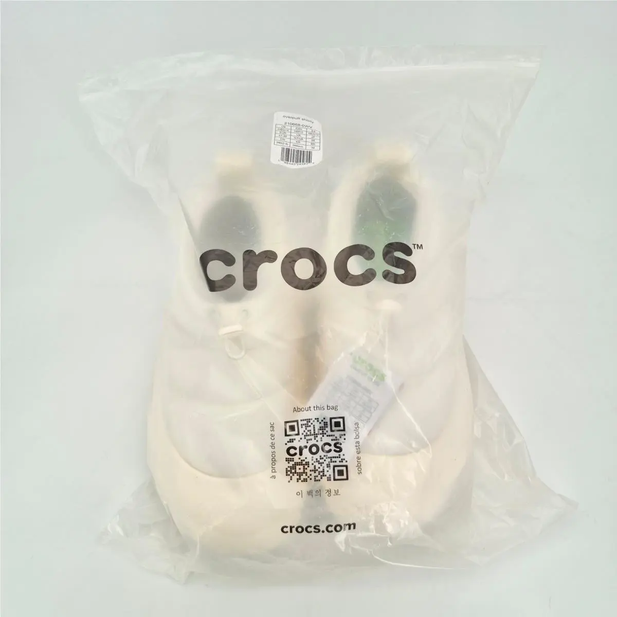 Crocs shoes - White (UPC: 198445245824) 1