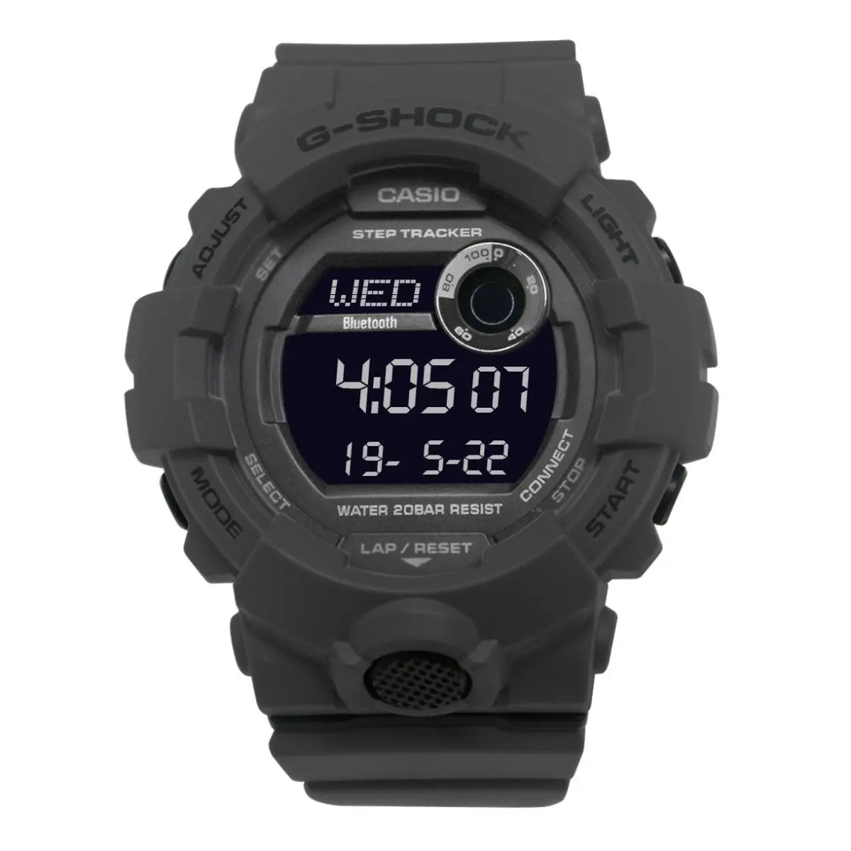 G-shock GBD800 G-squad Bluetooth Fitness Step Tracker Watch Gray by Casio
