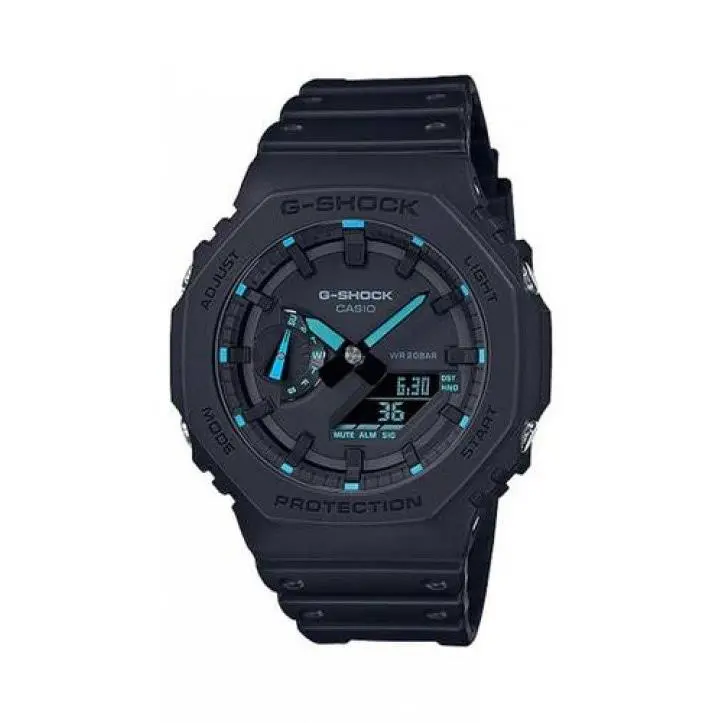 Casio G-shock Carbon Core Guard Structure Black Resin Band Watch GA2100-1A2