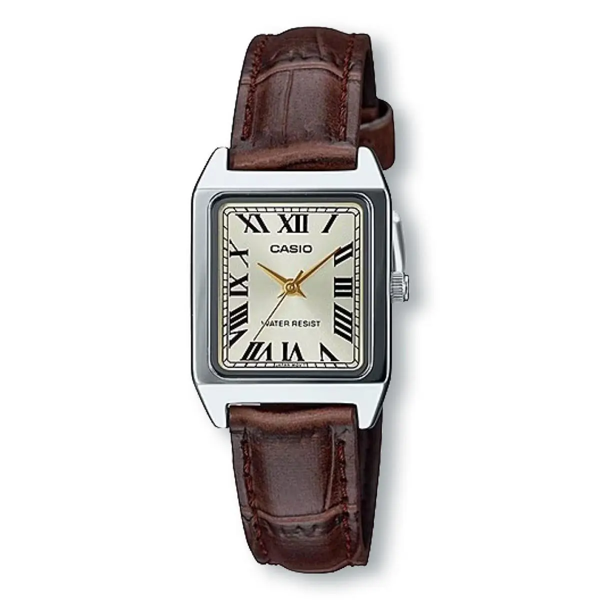 Casio LTPV007L-9B Classic Analog Brown Leather Band Watch