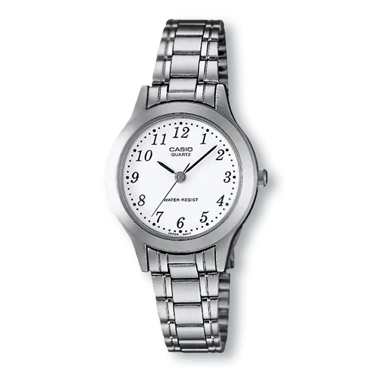Casio LTP1128A-7B Standard Analog Stainless Steel Watch White Dial