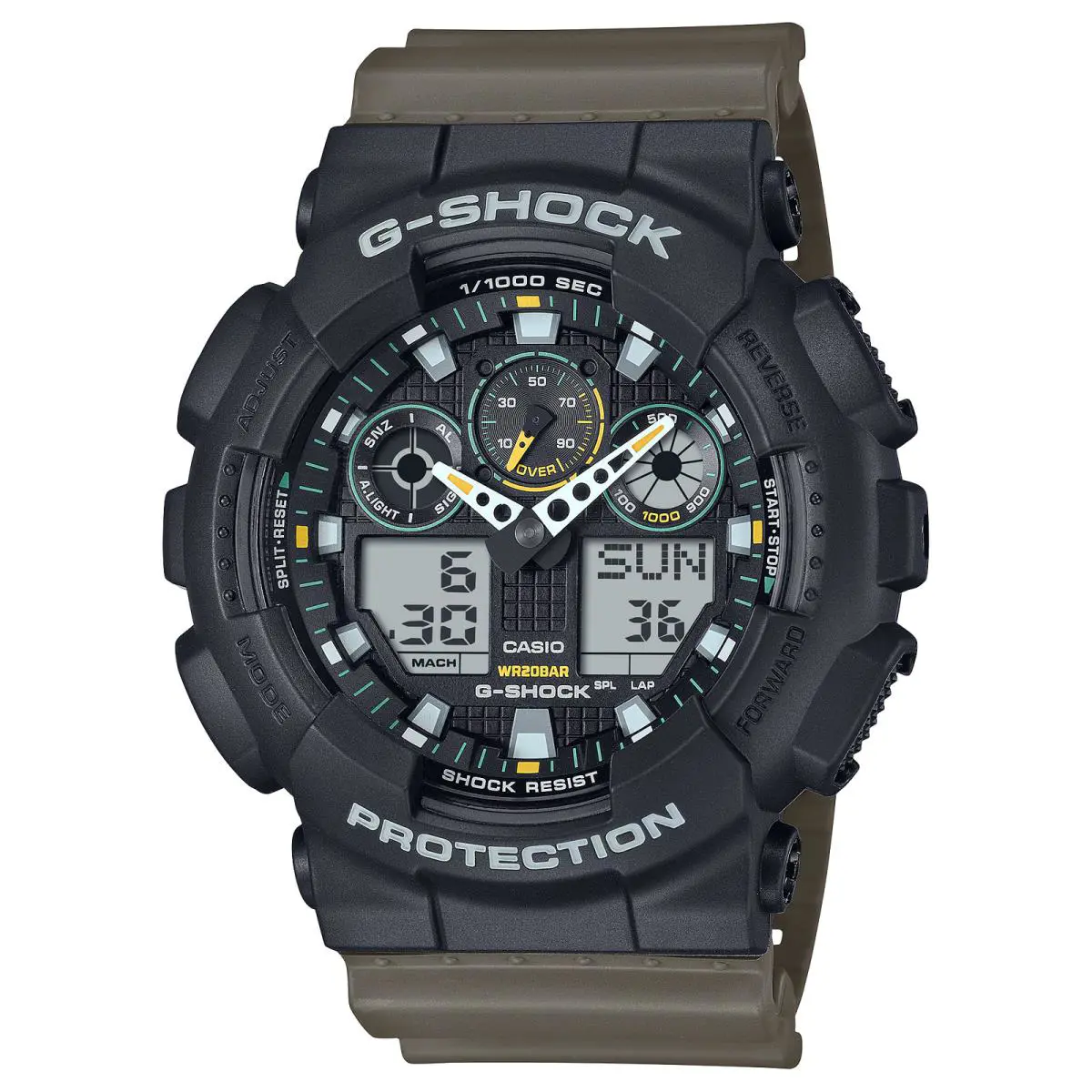 GA-100TU-1A3 Men`s G-shock Watch - Trendy by Casio