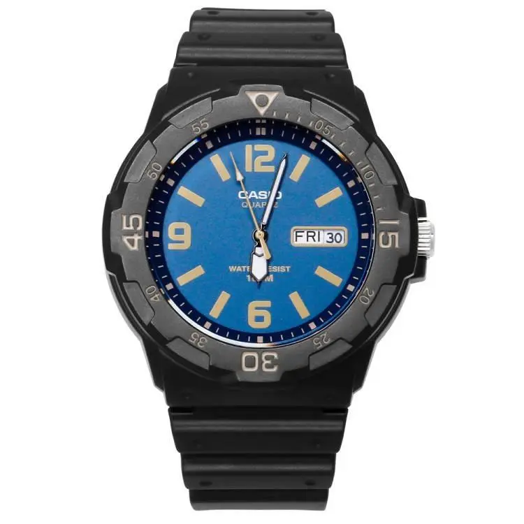 Casio MRW-200H-2B3 Men`s Watch - Sporty Look with Water Resistance