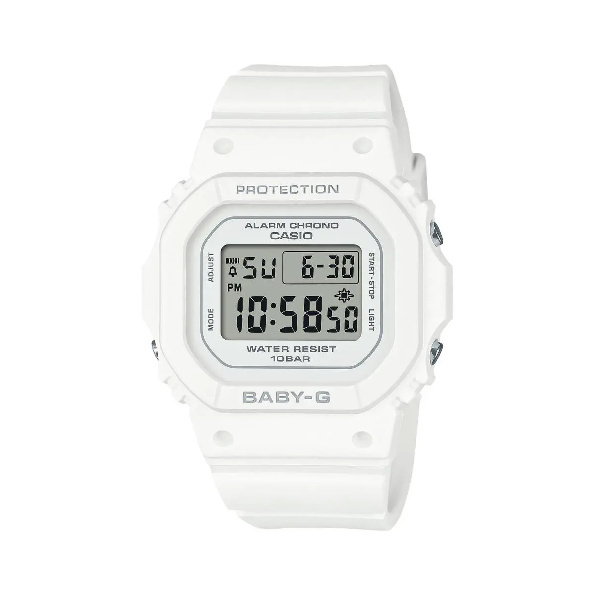 BGD-565U-7 Women`s G-shock Watch - White - Retro Style by Casio