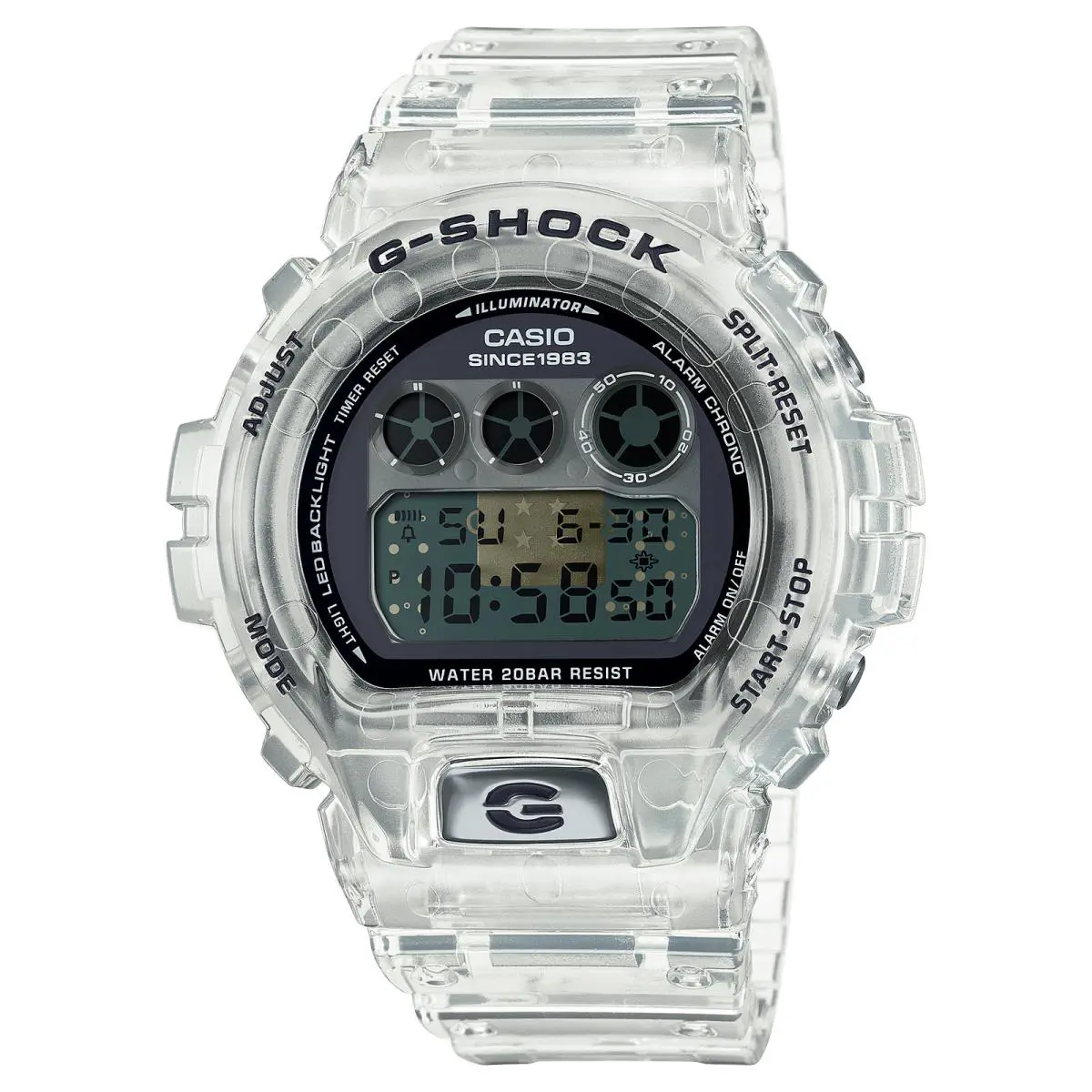 DW-6940RX-7 Men`s G-shock Watch - White Blue - Stylish Durable by Casio