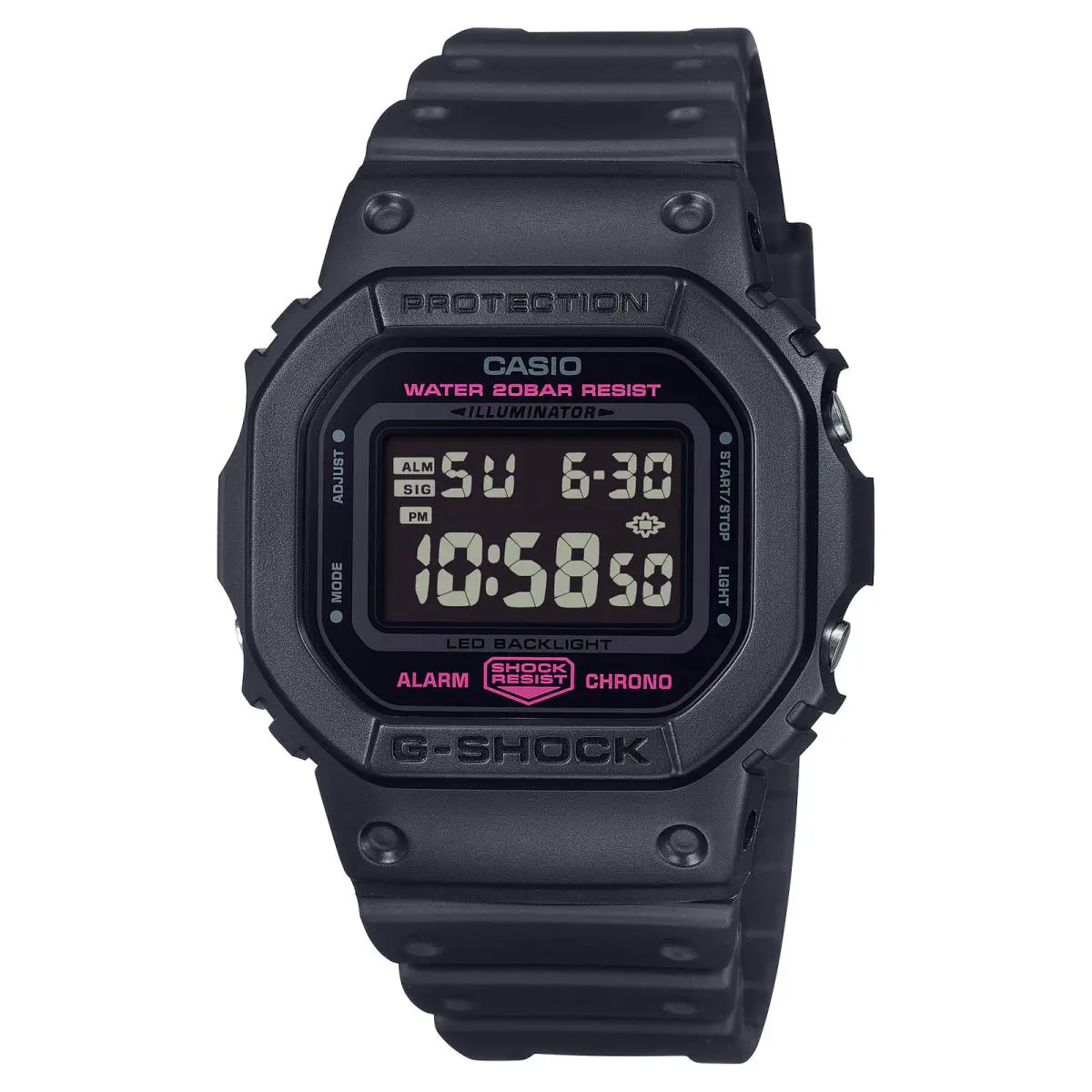 DW-5600PK-1 Men`s G-shock - Pink Style by Casio