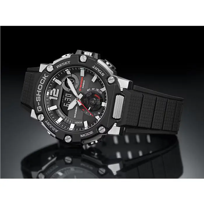 G-shock G-steel GSTB300-1A Carbon Core Guard Solar Ana-digi Mens Watch by Casio